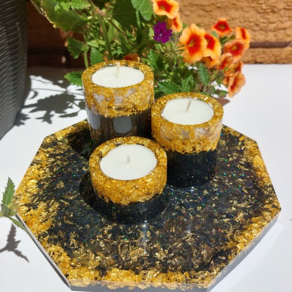 Tea Light/Candle Holder Tray - Picture 3 of 9